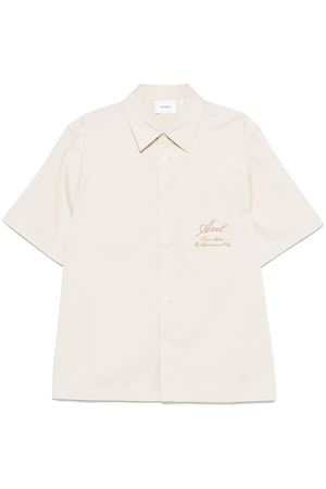 Camicia in cotone beige chiaro AXEL ARIGATO | A3050002PALEBEIGE